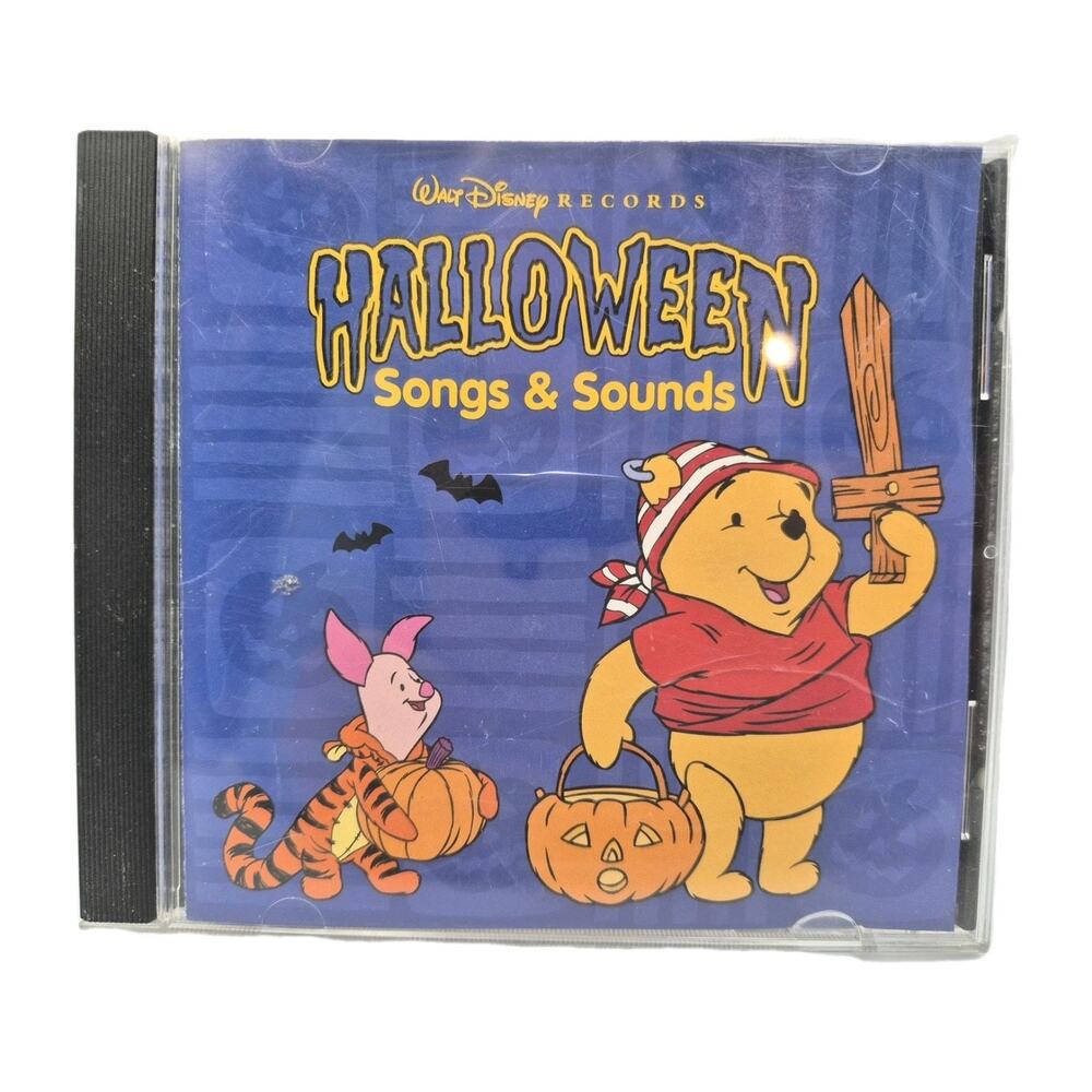 Halloween Songs and Sounds CD Winnie the Pooh & Friends 1997 Disney Spooky Fun